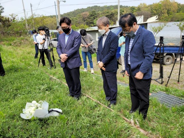 진실화해위, 선감학원 현장 찾아...피해자들 "통탄스럽다"