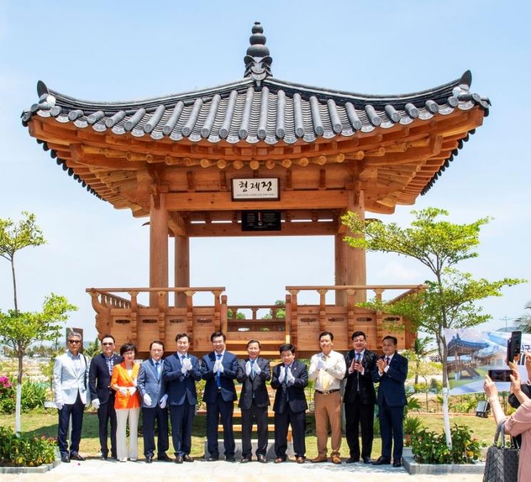 용산구, 베트남 퀴논시 한옥정자 '형제정' 준공