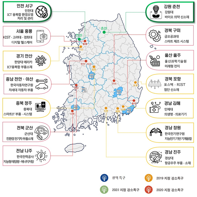 강원 춘천 '강소연구개발특구' 지정 확정