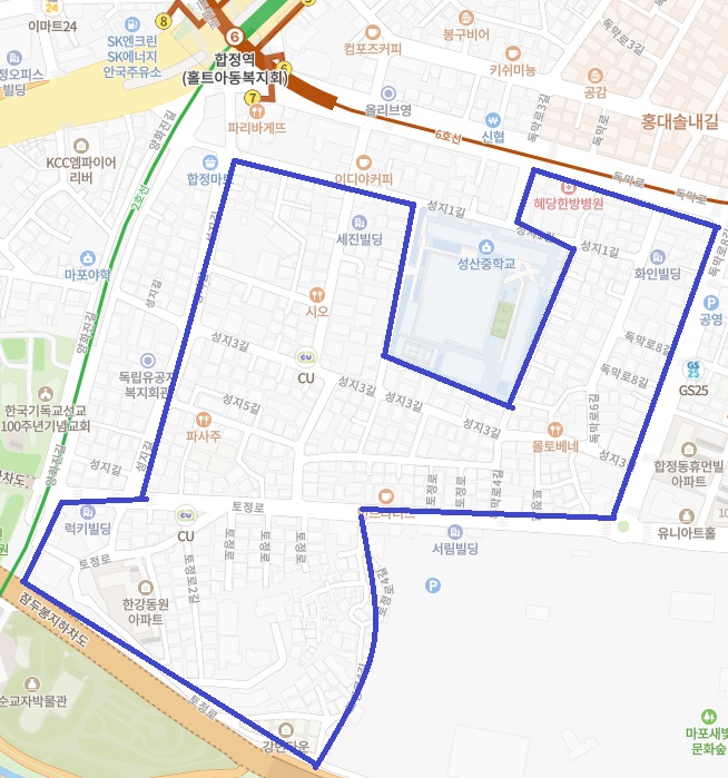 강남역~신논현역 760m 거리 미디어폴 18기 리모델링