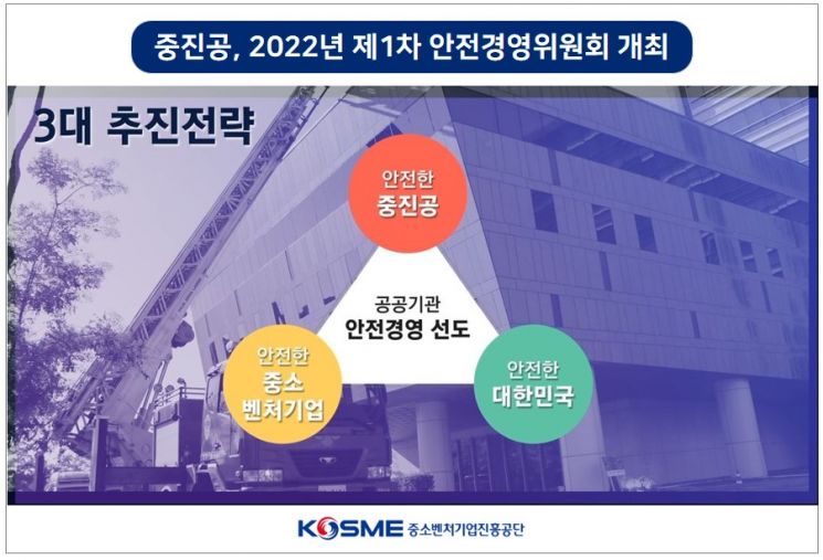 중진공, '제1차 안전경영위원회' 개최…"안전 최우선 경영"