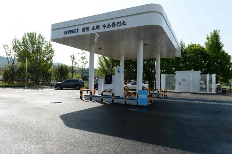 기아 오토랜드광명에 들어선 복합충전소＜사진제공:현대차그룹＞