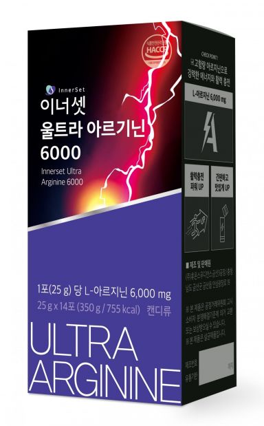 휴온스푸디언스, 이너셋 울트라 아르기닌 6000 출시.