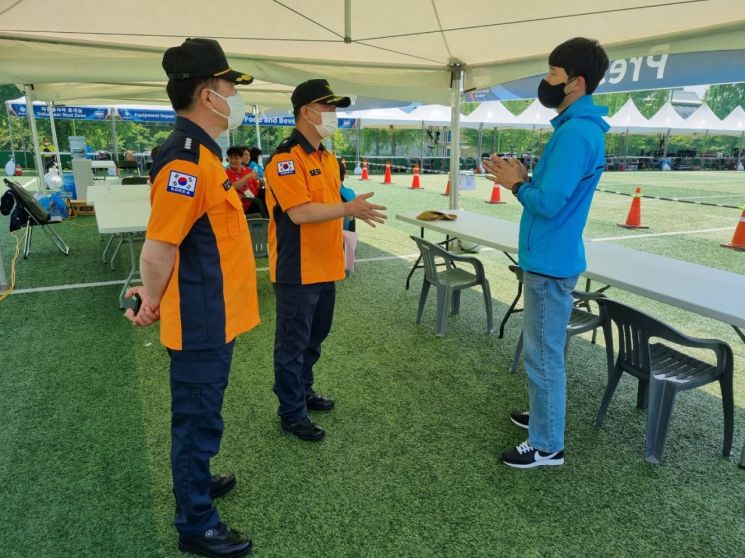 광주 서부소방서, 양궁월드컵 숙박시설 현장 방문지도