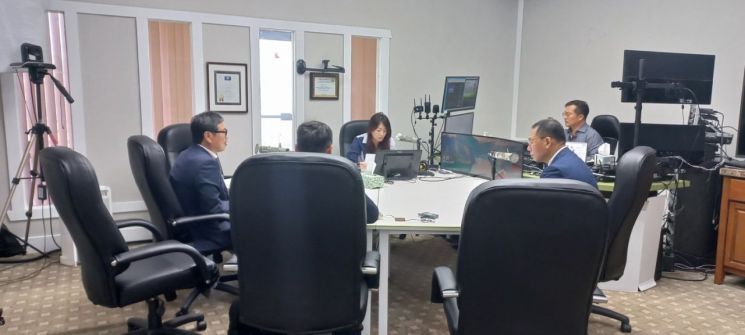 애틀란타 라디오 인터뷰 모습.