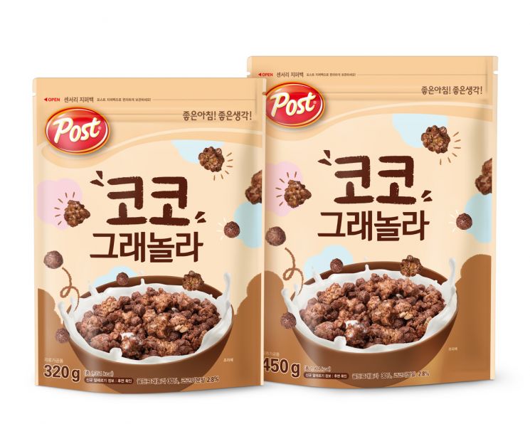 “그래놀라와 초콜릿의 만남” 동서식품, '포스트 코코 그래놀라' 출시