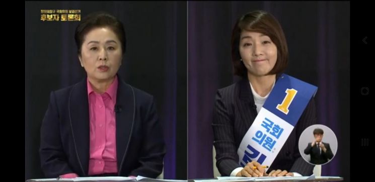 창원의창 보선 불붙은 ‘공방전’ … 김영선 vs 김지수, 후보자 토론회