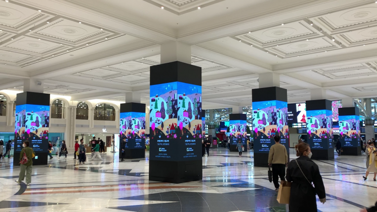 이노션, 강남 센트럴시티 광고 명소로 ‘인기’…“풍성한 문화 콘텐츠”