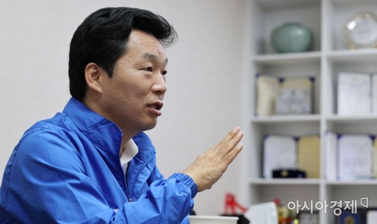 김병관 더불어민주당 성남시 분당구갑 재·보궐 후보./성남=윤동주 기자 doso7@