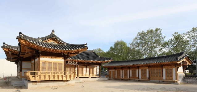 전통건축부재보존센터 내 아재당 전경(2022)