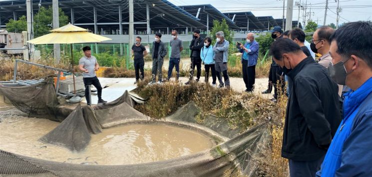 내수면 기술교육캠프 모습.