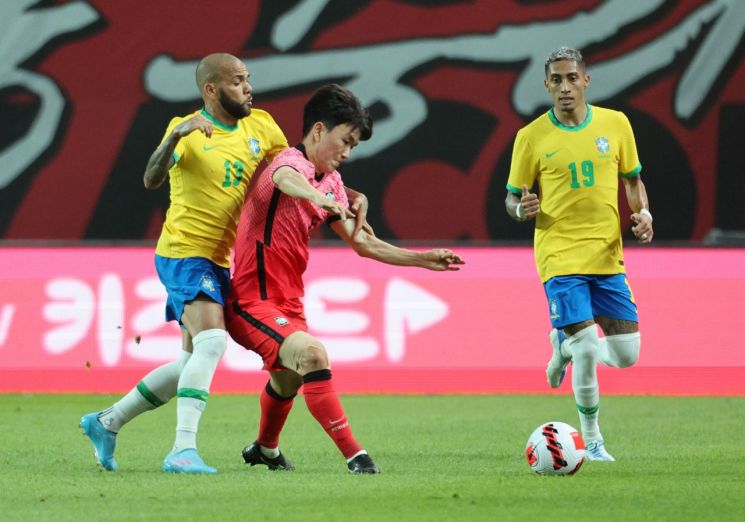 "완패했지만 즐거웠다"…한국 홀린 브라질 대표팀