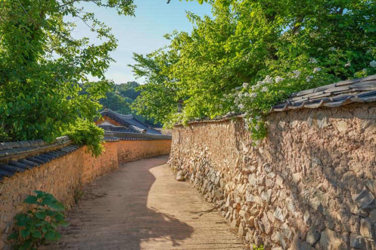 한개마을의 토석담
