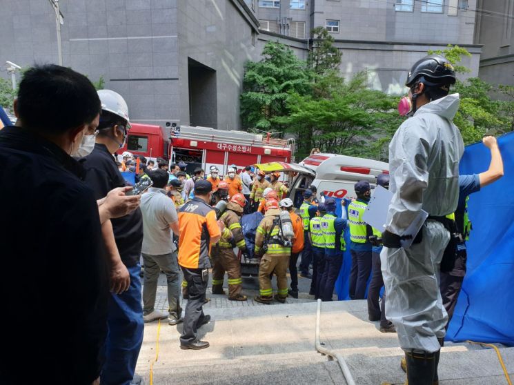 대구 변호사사무실 빌딩서 방화 추정 화재 … 7명 사망 등 46명 사상자 발생