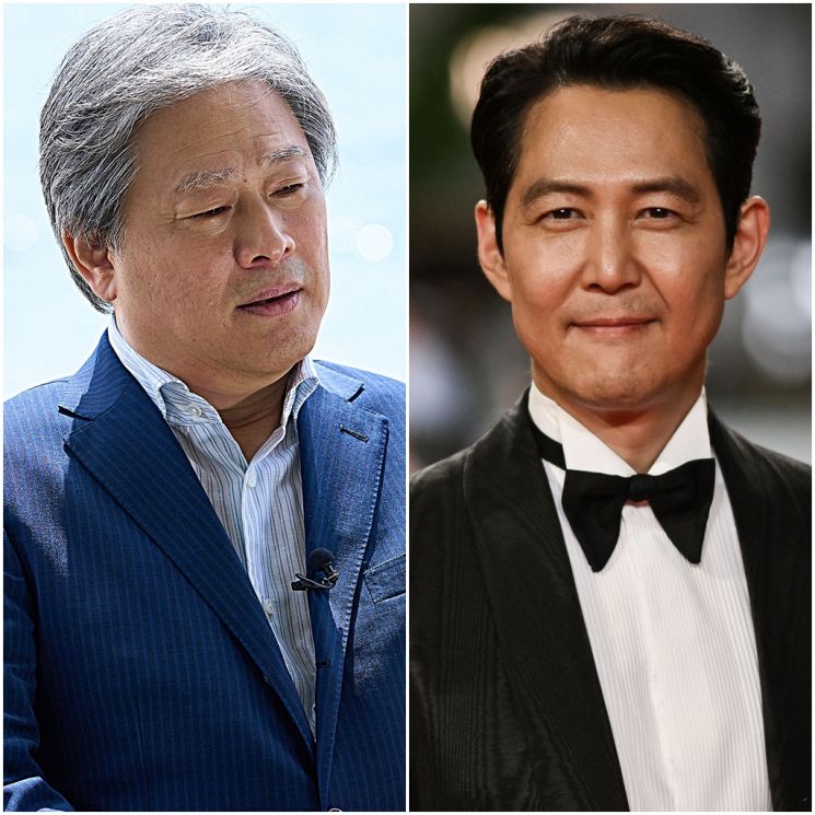박찬욱 이정재/사진=CJ ENM, AFP 연합뉴스