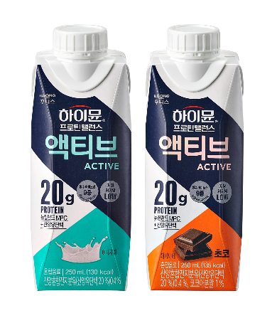 일동후디스, 고단백 음료 '하이뮨 액티브' 출시