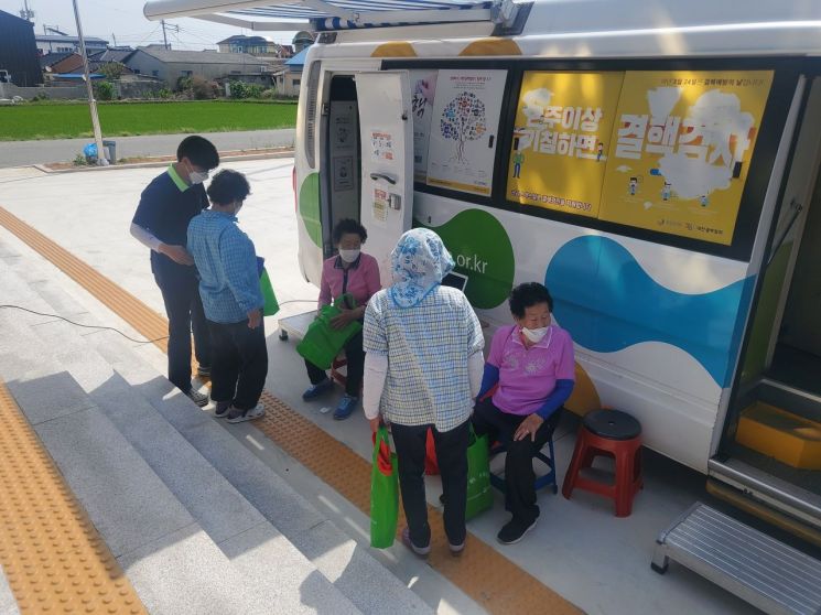 신안군, 증도면 만 65세 이상 노인결핵검진 실시