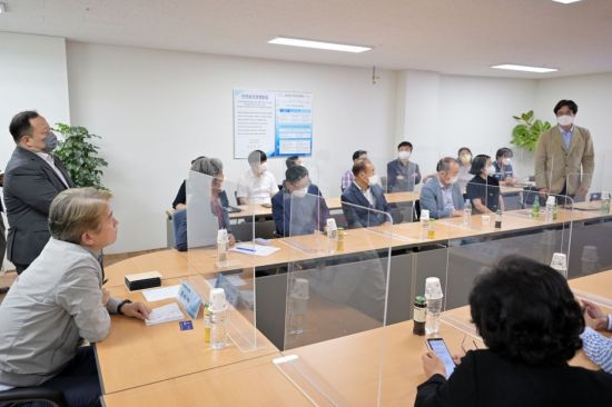 김이강 광주 서구청장 당선인, 입주 앞둔 아파트 공사현장 점검