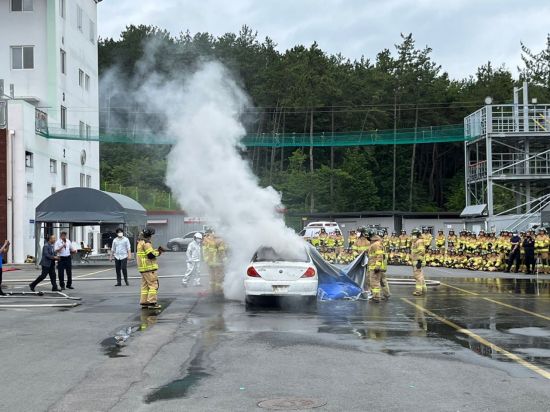 전남소방, 전기車 화재 대응 능력 향상 특별교육