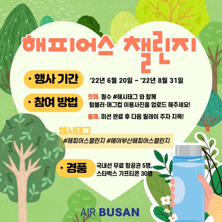 ‘Happy Earth, Happy Us(해피어스) 챌린지’ 홍보 게시물.