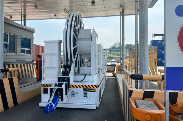 BPA, 이동형 육상전원공급설비(AMP) 연결 케이블 국내 최초 도입 … 접안 위치 관계없이 전원 공급