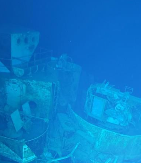 2차대전 당시 침몰한 미 해군 구축함 '새뮤얼 B 로버츠'의 모습. 사진=AFP, 연합뉴스