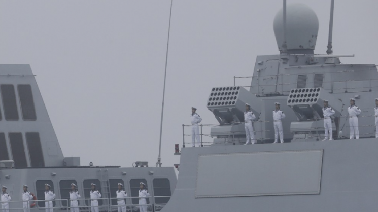 중국의 055형 구축함 난창호의 모습. 사진=EPA, 연합뉴스