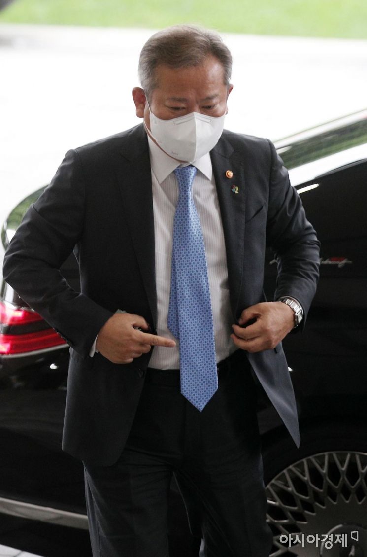 [포토] 이상민 행안부 장관, 오늘 '경찰 통제 강화 계획' 발표