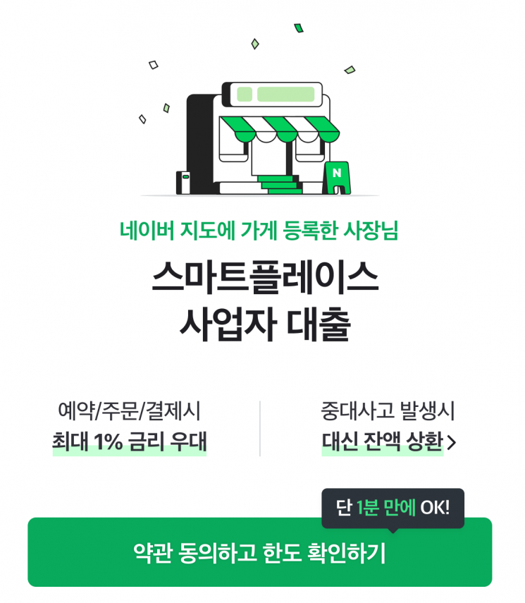 Naver Financial Starts 'Smart Place Business Loans' with Woori and Jeonbuk Banks