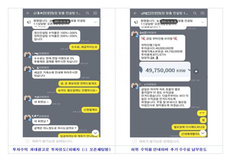 피해자 130명, 떼인 돈 70억원 … ‘SNS 가상자산 투자리딩방’ 사기 일당 검거