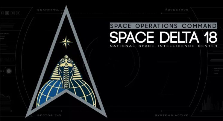 미 우주군의 스페이스 델타19 부대 앰블럼.