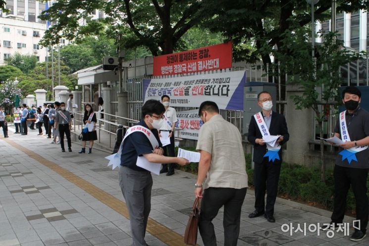 대우조선 임직원 "하청노조 불법파업 2800억 손실…해산시켜달라"
