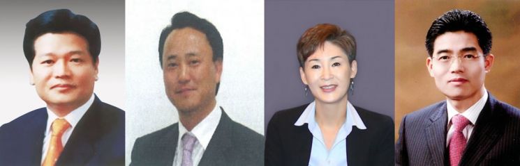 (왼쪽부터) 지방정책위원회 조현욱 효성금속 대표이사, 정우영 한성에스앤아이 대표이사, 지역경제위원회 정현숙 신화철강 대표이사, 박정우 웰템 대표이사.