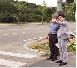  정재욱 경남도의원, 문산 IC 부근 정체도로 해결 촉구