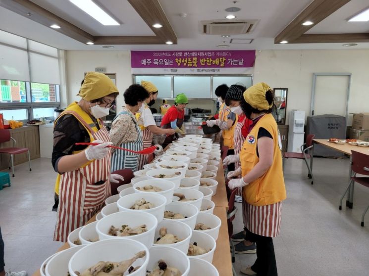 대한적십자사 영양군 지구협의회, 초복 맞이 “사랑愛 삼계탕 나눔”