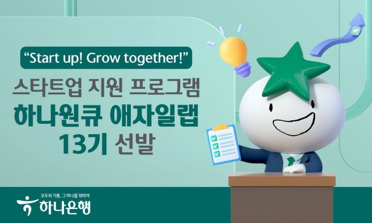 하나銀, '하나원큐 애자일랩' 참여 스타트업 22곳 선발
