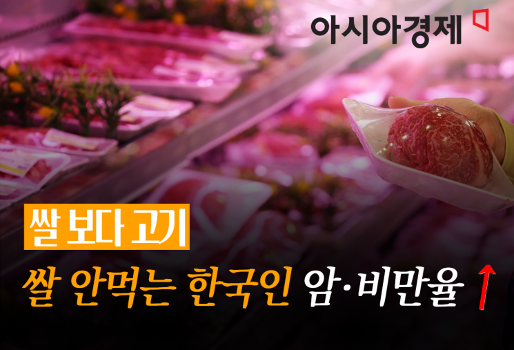 [쌀보다고기]육류 섭취 빛과 그늘…영양 공급 늘었지만 암·대사질환↑