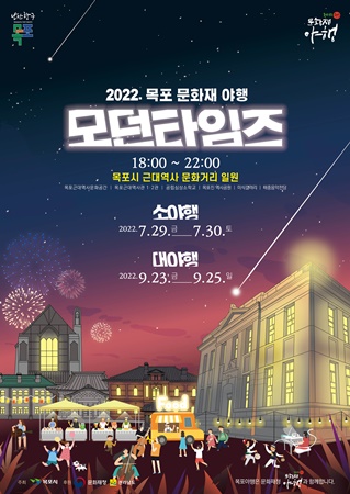 근대로의 시간 여행 ‘2022 목포 문화재 소(小)야행’