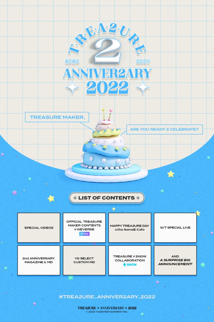 트레저, 데뷔 2주년 프로젝트 펼친다