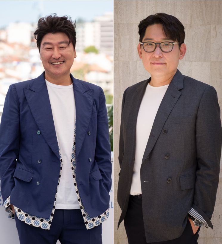 송강호, 한재림 감독/사진=쇼박스