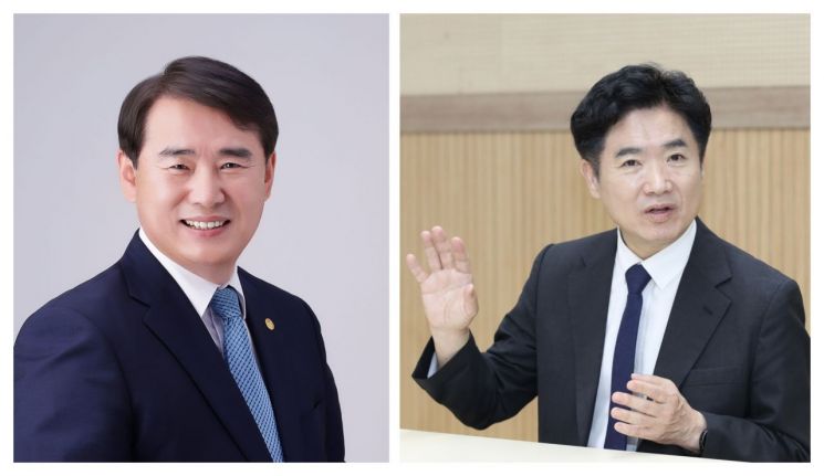 이정선 광주광역시교육감(사진 왼쪽)과 김대중 전남도교육감(사진 오른쪽).