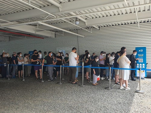 ‘봉담자이 라젠느’, 견본주택 오픈 첫 날부터 ‘인산인해’ 이뤘다