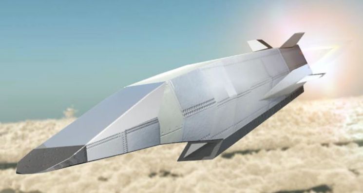 일본 방위성이 개발 중인 극초음속 순항미사일의 디자인 모습.[이미지출처= 일본 우주항공연구개발기구(JAXA)]