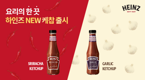 Kraft Heinz Launches New Products 'Heinz Garlic Ketchup' and 'Heinz Sriracha Ketchup'