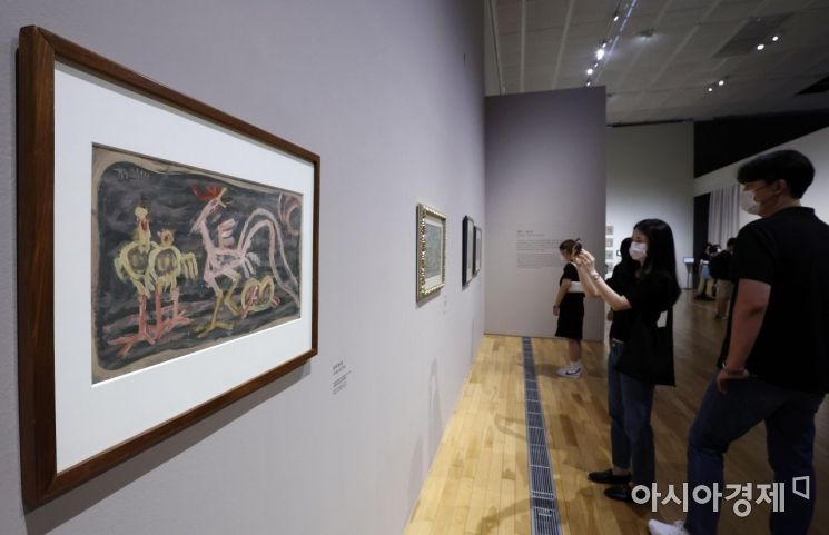 [포토] '닭과 병아리' 최초 공개 'MMCA 이건희컬렉션 특별전: 이중섭'