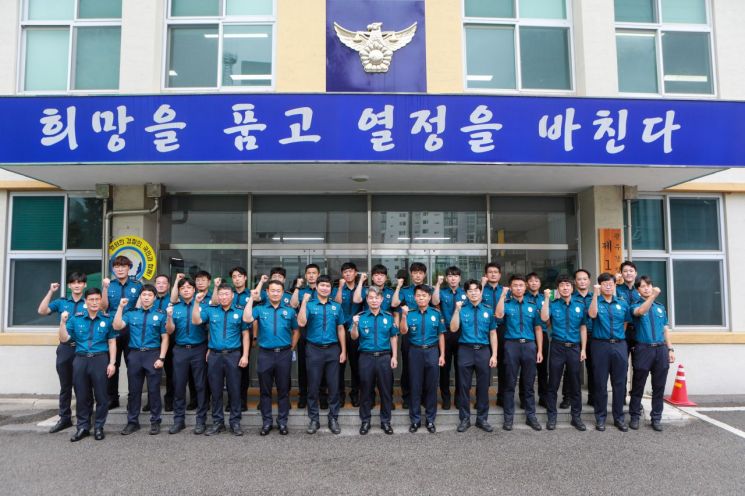 임용환 광주경찰청장, 경찰관기동대 격려 방문