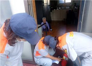 제주소방 화북의용소방대, 소방시설 점검활동 구슬땀