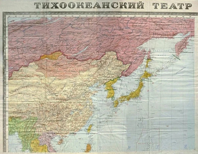 소련이 2차 대전 직후 점령 검토 지역으로 부산을 녹색원으로 표시한 지도. /사진=요미우리신문 홈페이지 캡처