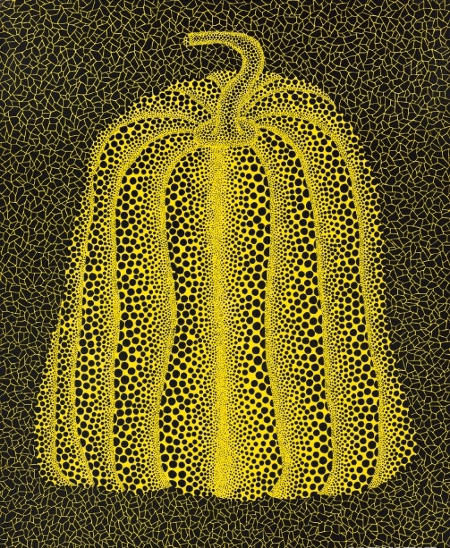 야요이 쿠사마, Pumpkin. acrylic on canvas,116.7×90.3cm(50), 45.9×35.6in, 1981. (사진=서울옥션)