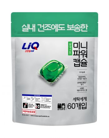 리큐 진한겔 실내건조 미니파워캡슐…“꿉꿉한 냄새 제거 탁월”